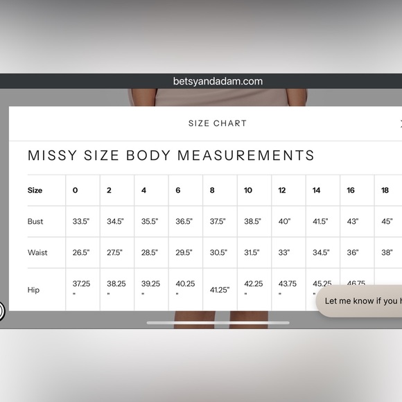 Betsy & Adam Blush Long Sleeve Dress - Picture 6 of 6